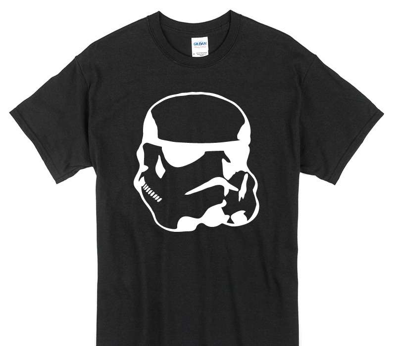 Custom Gildan 100% Cotton Black T-Shirt