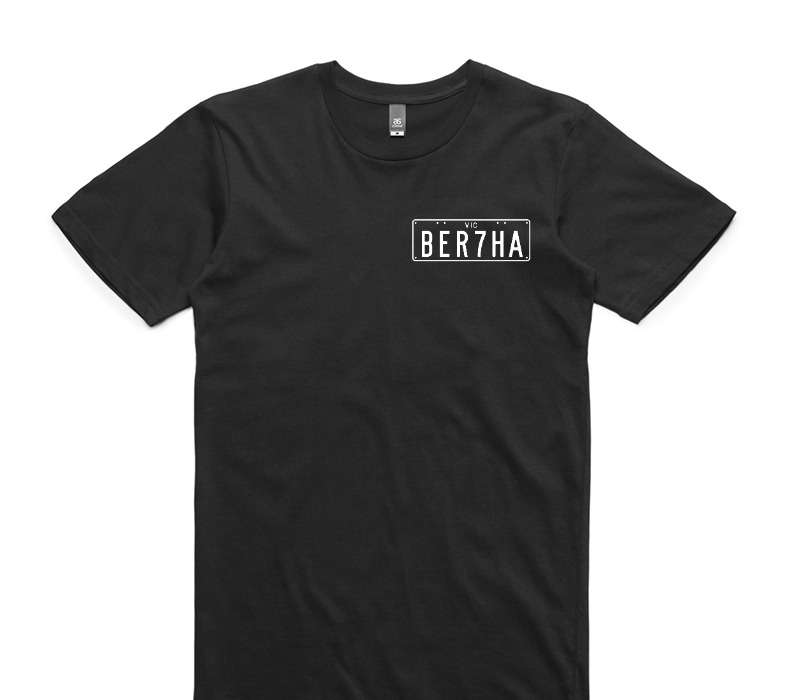 Custom AS Colour 100% Cotton Black T-Shirt