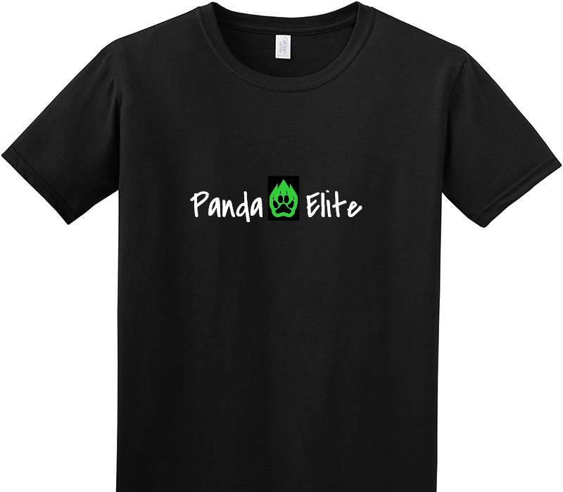 Custom Adult Soft Style 100% Cotton Black T-Shirt
