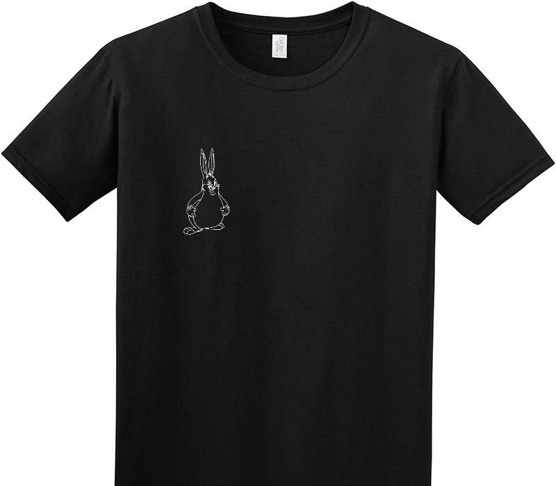 Custom Adult Soft Style 100% Cotton Black T-Shirt