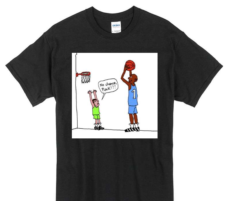 Custom Gildan 100% Cotton Black T-Shirt