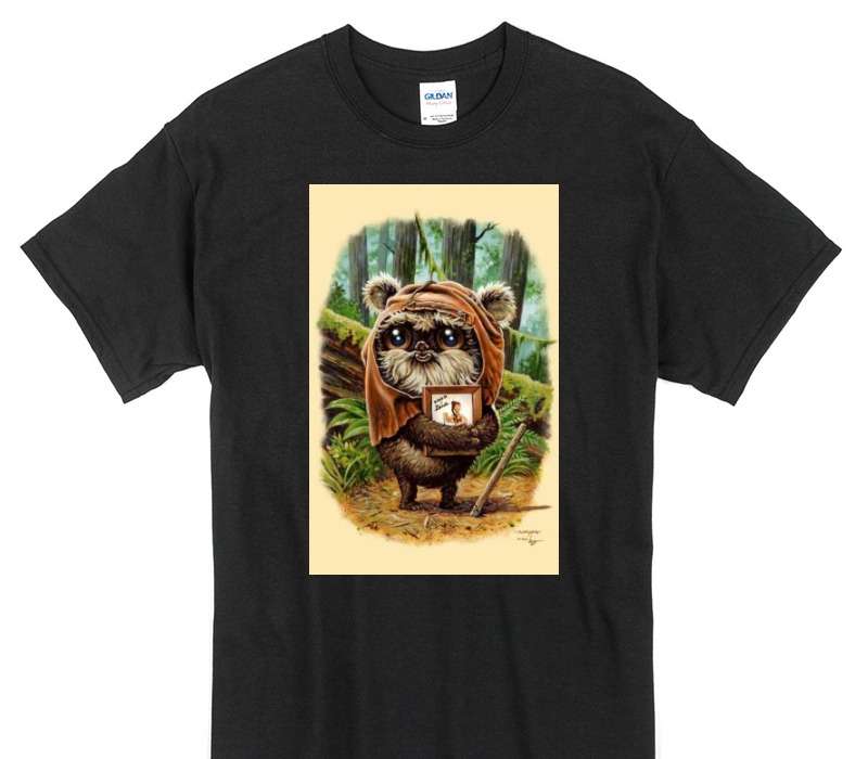 Custom Gildan 100% Cotton Black T-Shirt