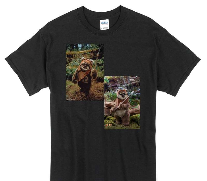 Custom Gildan 100% Cotton Black T-Shirt
