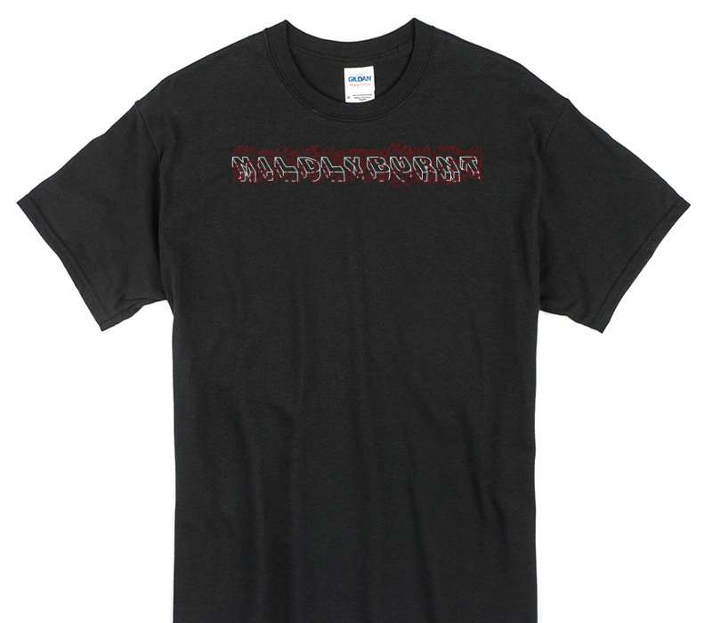 Custom Gildan 100% Cotton Black T-Shirt