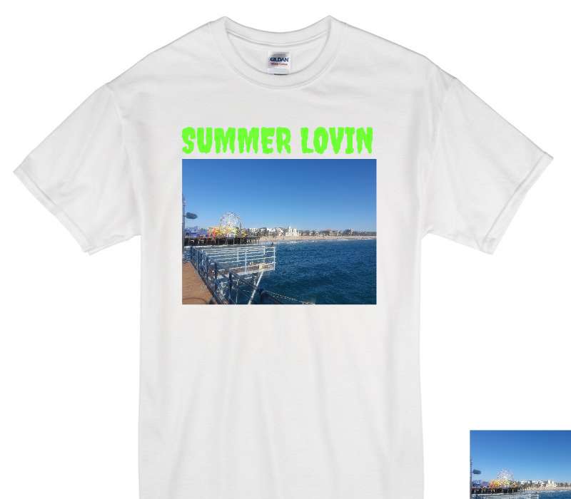 Custom Gildan 100% Cotton White T-Shirt