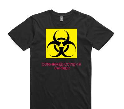 Custom AS Colour 100% Cotton Black T-Shirt
