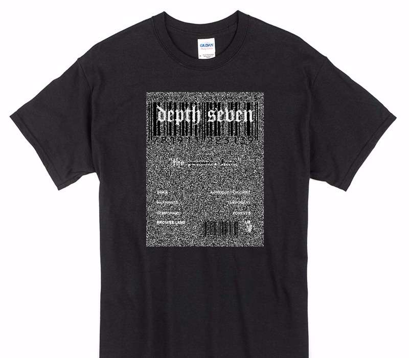 Custom Gildan 100% Cotton Black T-Shirt