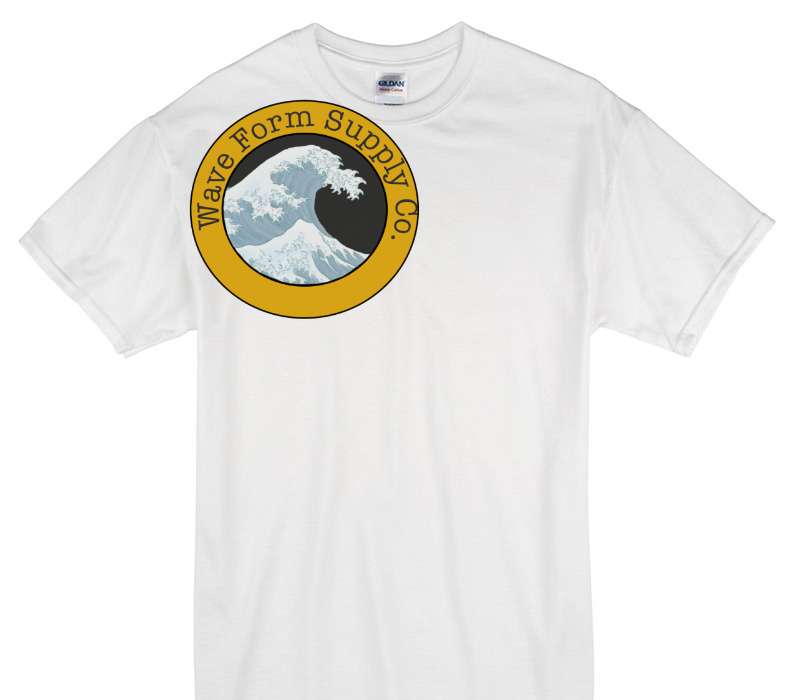 Custom Gildan 100% Cotton White T-Shirt