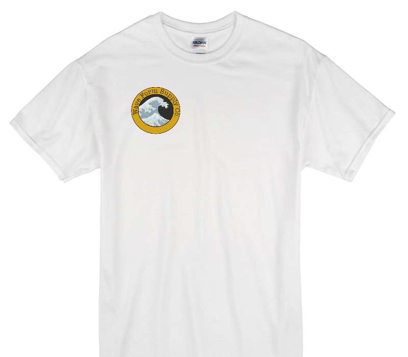 Custom Gildan 100% Cotton White T-Shirt