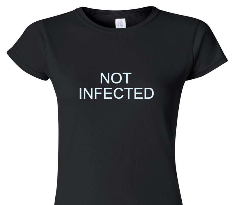 Custom Womens Soft Style 100% Cotton Black T-Shirt