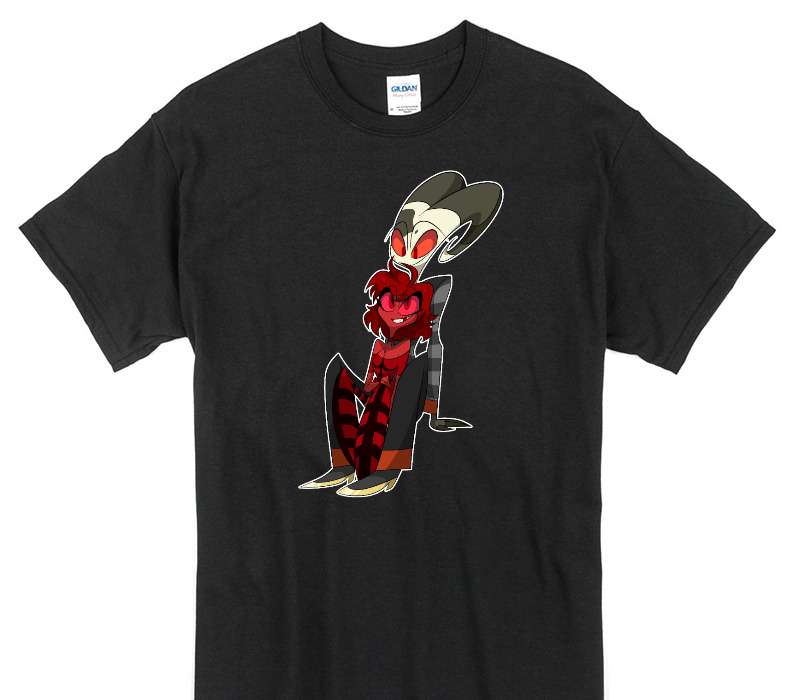 Custom Gildan 100% Cotton Black T-Shirt