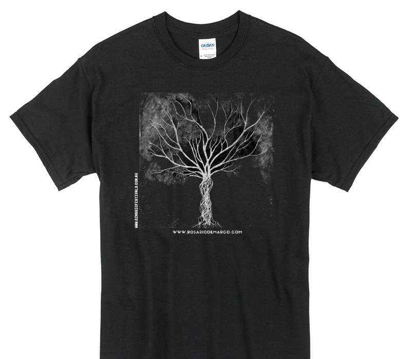 Custom Gildan 100% Cotton Black T-Shirt