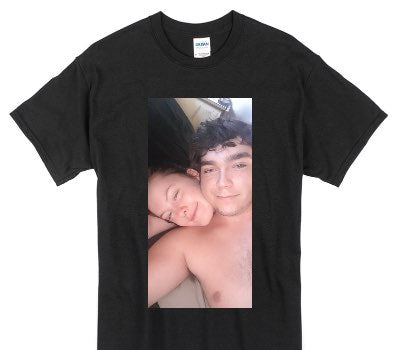 Custom Gildan 100% Cotton Black T-Shirt