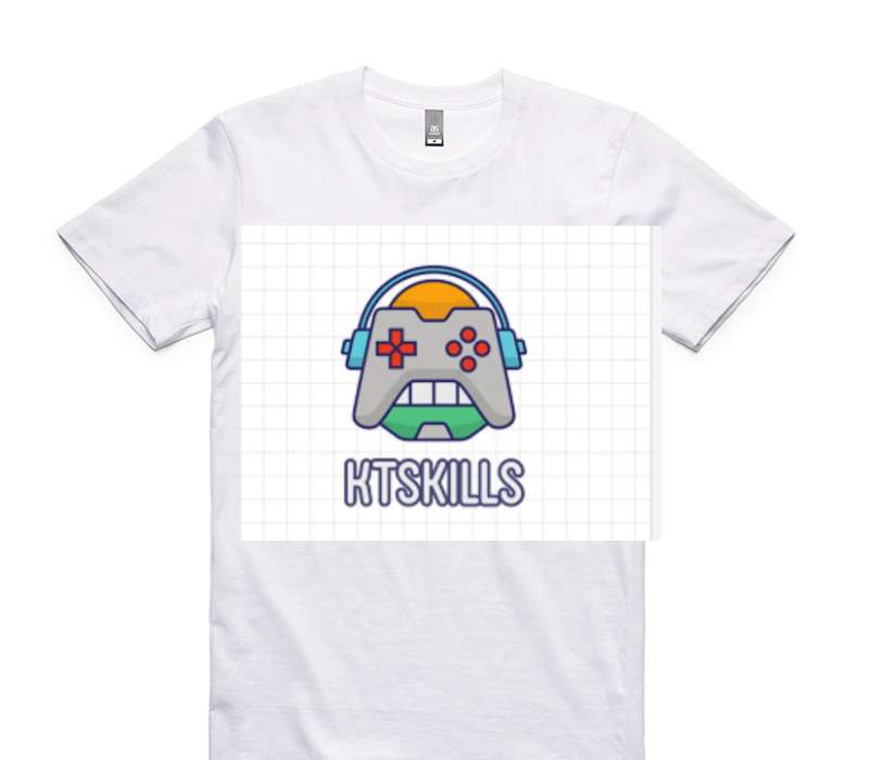 Custom AS Colour 100% Cotton White T-Shirt