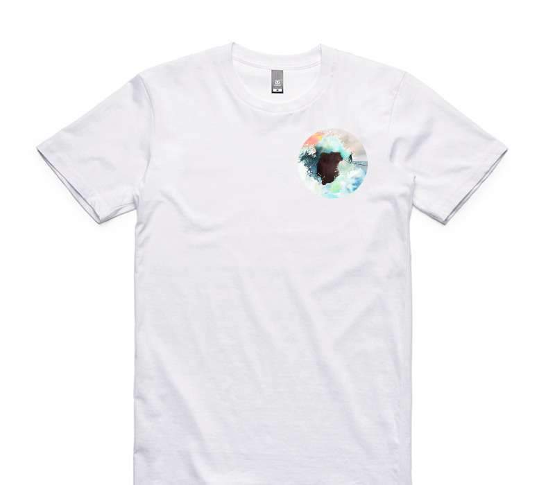 Custom AS Colour 100% Cotton White T-Shirt