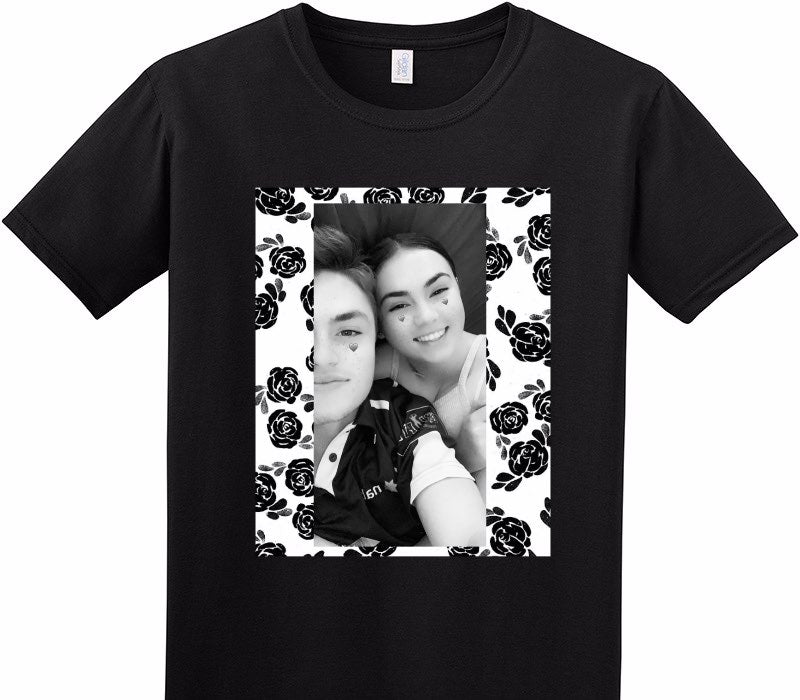 Custom Adult Soft Style 100% Cotton Black T-Shirt
