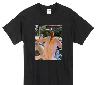 Custom Gildan 100% Cotton Black T-Shirt