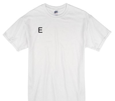 Custom Gildan 100% Cotton White T-Shirt