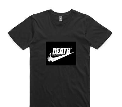 Custom AS Colour 100% Cotton Black T-Shirt