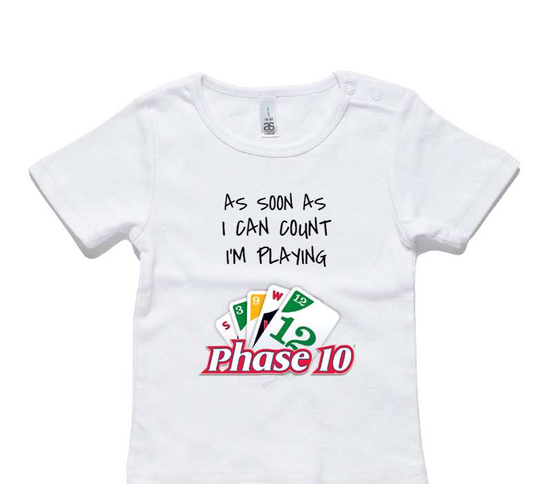 Custom AS Colour White Baby T-Shirt