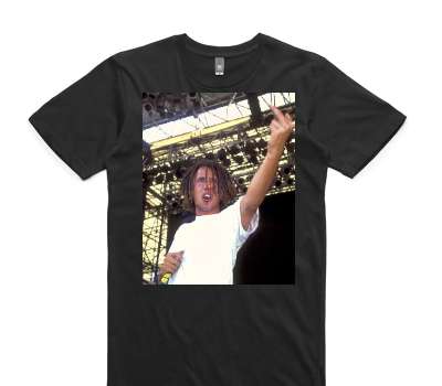 Custom AS Colour 100% Cotton Black T-Shirt