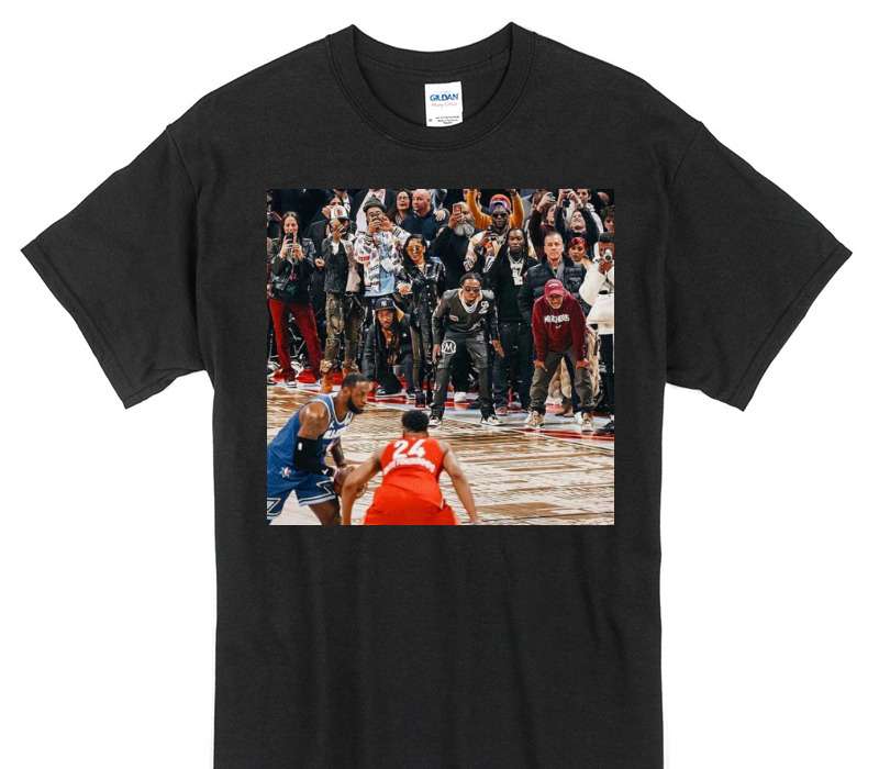 Custom Gildan 100% Cotton Black T-Shirt