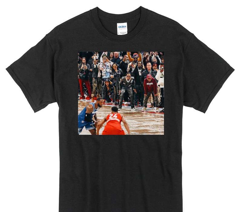 Custom Gildan 100% Cotton Black T-Shirt