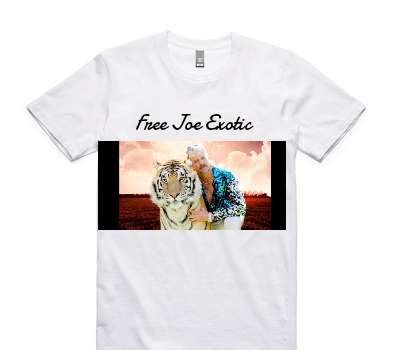 Custom AS Colour 100% Cotton White T-Shirt