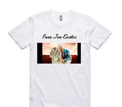 Custom AS Colour 100% Cotton White T-Shirt