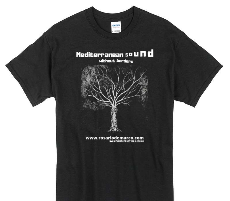 Custom Gildan 100% Cotton Black T-Shirt