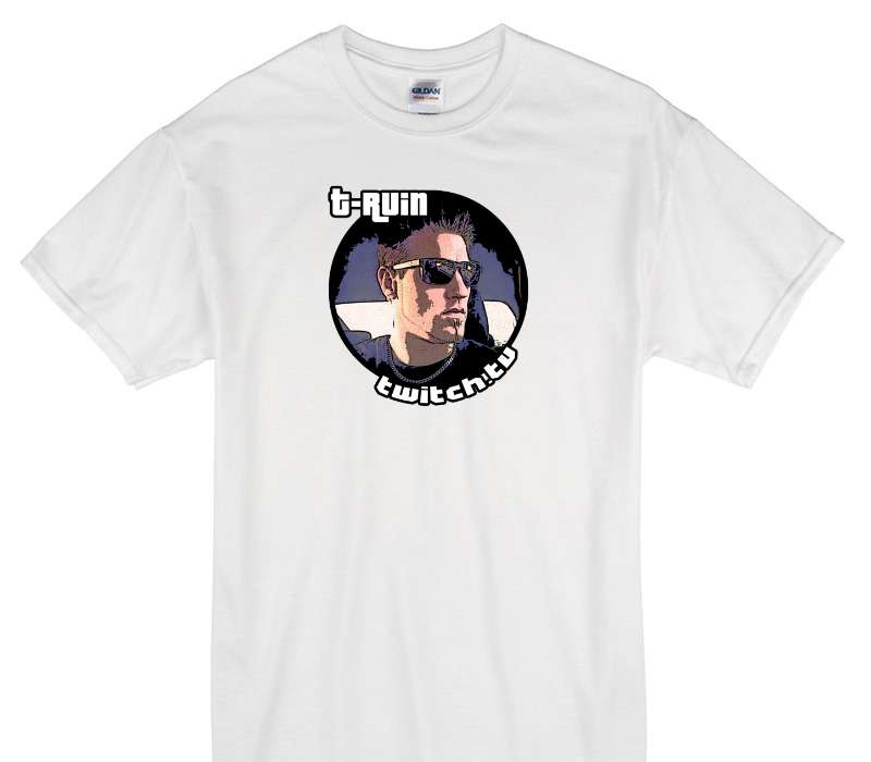 Custom Gildan 100% Cotton White T-Shirt