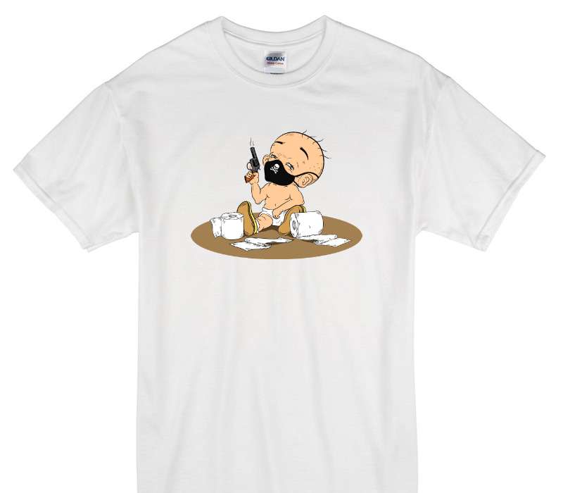Custom Gildan 100% Cotton White T-Shirt
