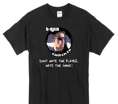 Custom Gildan 100% Cotton Black T-Shirt