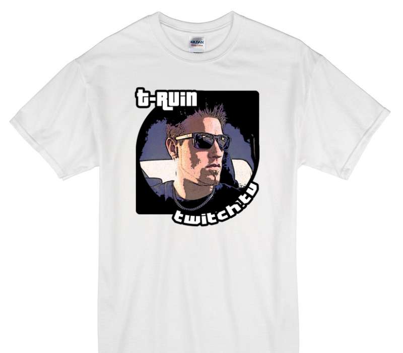 Custom Gildan 100% Cotton White T-Shirt