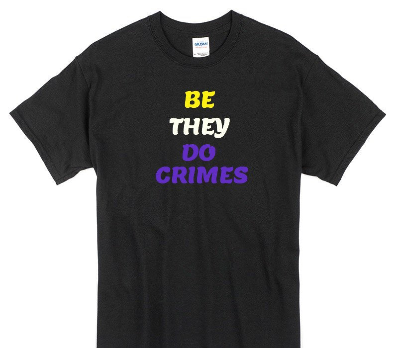 Custom Gildan 100% Cotton Black T-Shirt