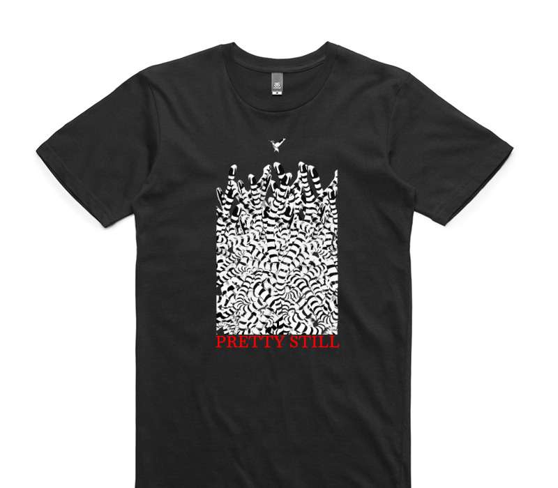 Custom AS Colour 100% Cotton Black T-Shirt