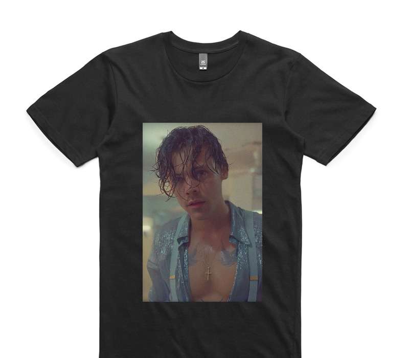 Custom AS Colour 100% Cotton Black T-Shirt