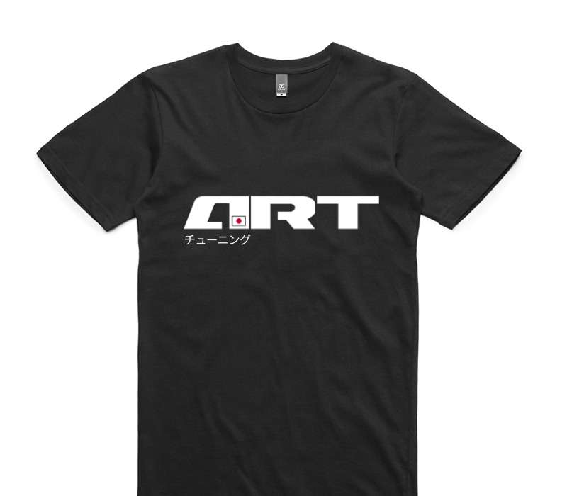 Custom AS Colour 100% Cotton Black T-Shirt
