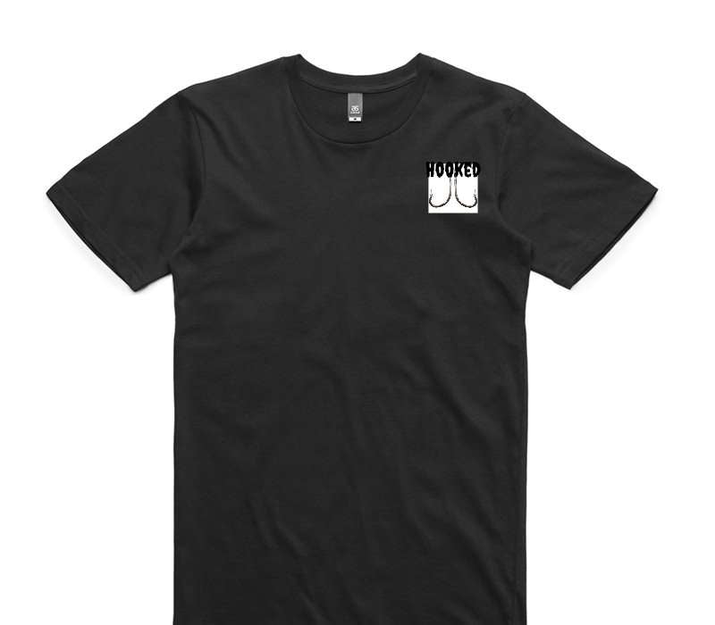 Custom AS Colour 100% Cotton Black T-Shirt