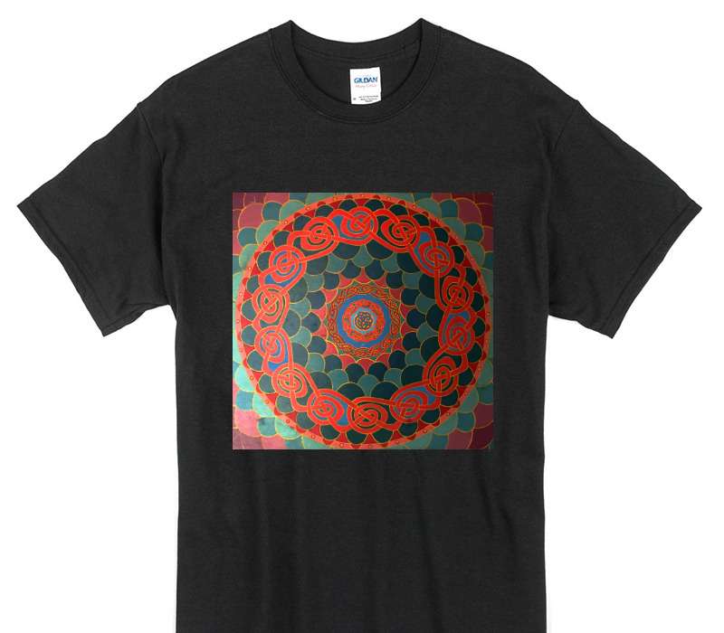 Custom Gildan 100% Cotton Black T-Shirt