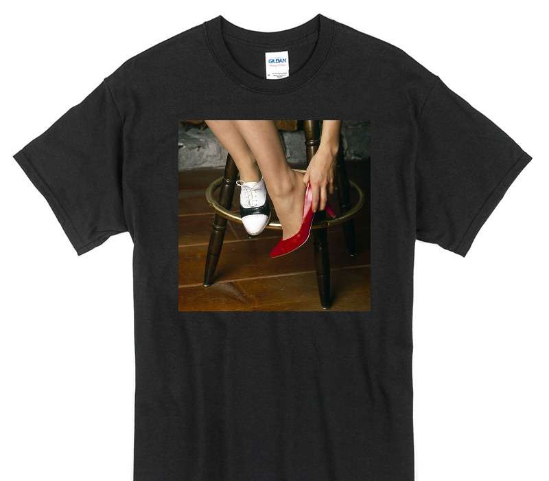 Custom Gildan 100% Cotton Black T-Shirt