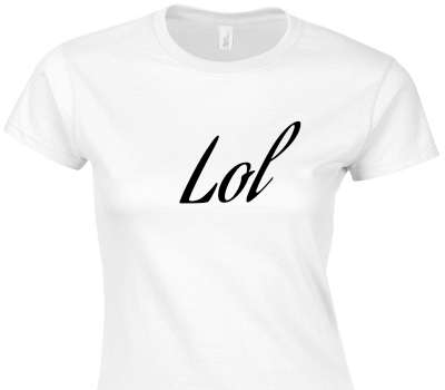 Custom Womens Soft Style 100% Cotton White T-Shirt