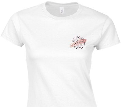 Custom Womens Soft Style 100% Cotton White T-Shirt