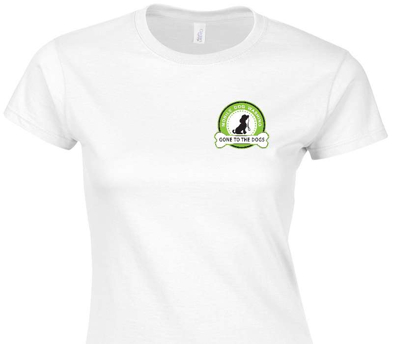 Custom Womens Soft Style 100% Cotton White T-Shirt