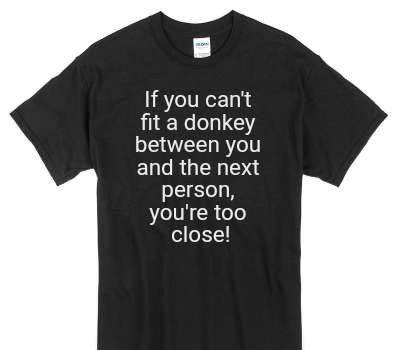 Custom Gildan 100% Cotton Black T-Shirt