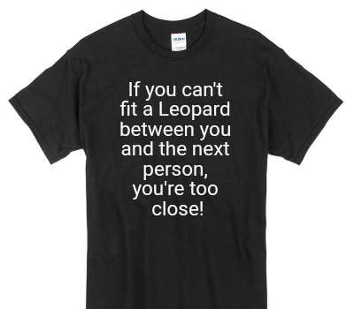 Custom Gildan 100% Cotton Black T-Shirt