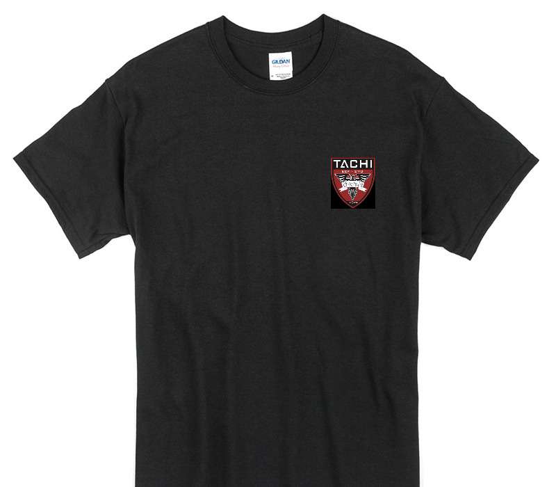 Custom Gildan 100% Cotton Black T-Shirt