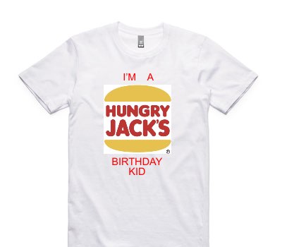 Custom AS Colour 100% Cotton White T-Shirt