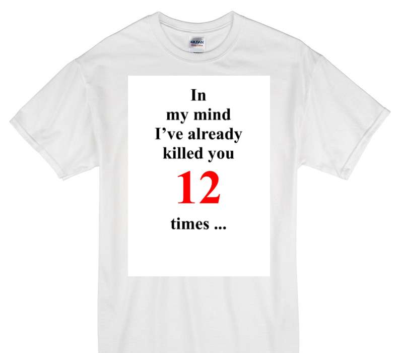 Custom Gildan 100% Cotton White T-Shirt