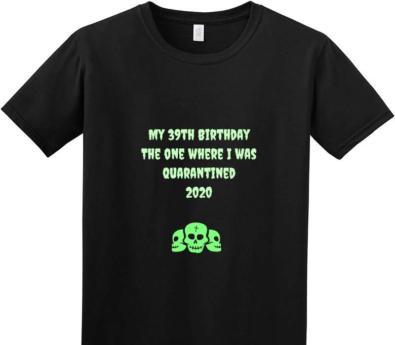 Custom Adult Soft Style 100% Cotton Black T-Shirt